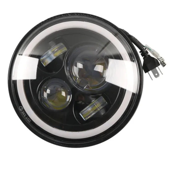 7 Inch Round Fog Lamp LED for Jeep Headlight Angel Eye