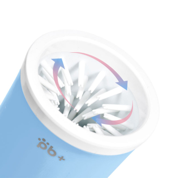 Portable Paw Cleaner Brush Cup for Easy Dog Grooming