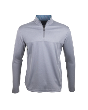 Unisex golf bluzy: ćwierć-zip, długie rękawy, mieszanka poliesterów i spandeksu