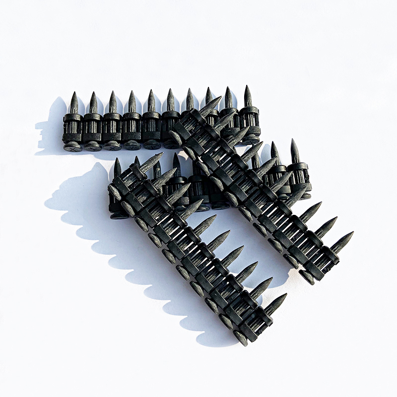 Black nails reinforced gas nails