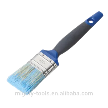 Blue Synthetic Fiber Fresh Plastic+Rubber Handle Paint Brush