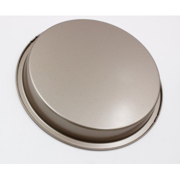 Panela para pizza de ouro com champanhe 9 &quot;