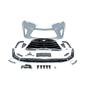Sienna 2022+ front bumper lip with lights bodykit