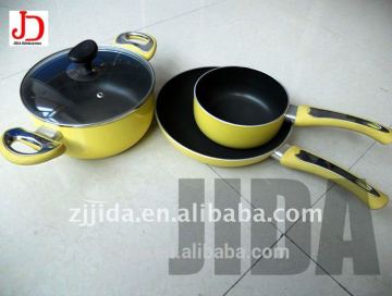 2015 Aluminum non stick coating cook ware set
