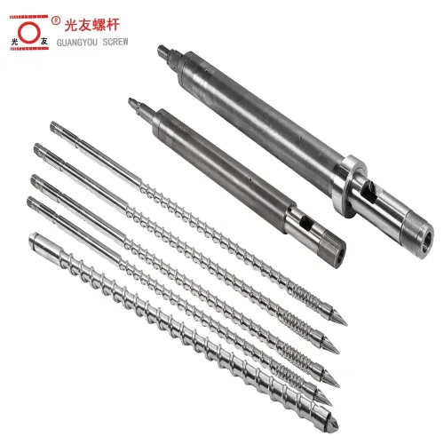 Alloy tungsten-carbide-coated injection molding machine screw at mga bahagi ng bariles