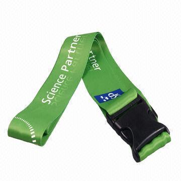 Promotional Polyester Luggage Straps with Custom Logo