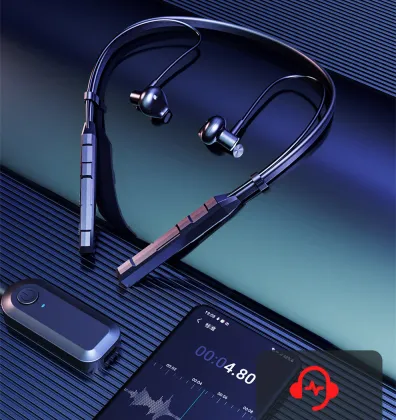 Professional 2.4G Wireless Monitor Studio Headphones and Transmitter Set