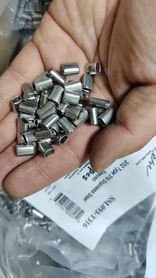 Durable Stainless Steel Crimp Clamps for Wire Rope Connections