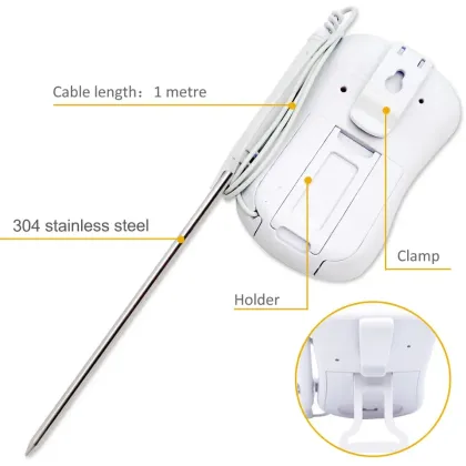 Type K Digital Meat Thermometers for Cooking