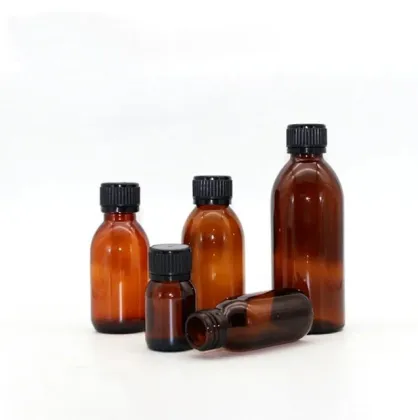 Wholesale Oral Liquid Syrup Pharmaceutical Glass Bottles with Caps