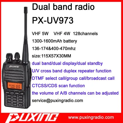 ham radio amateur radio dual band radio PX-UV973 PUXING OEM