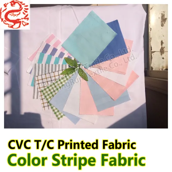 Chlorine Resistant Printed stripe bed sheet fabric for medical hospital