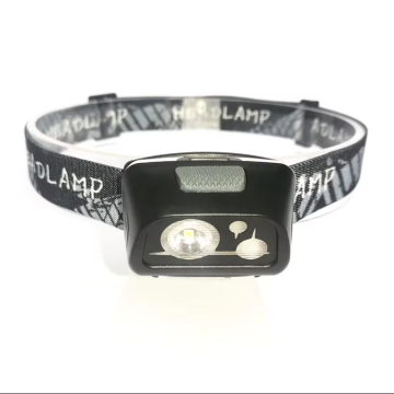 GOLDMORE 2 Motion Sensor Headlamp: 1200 Lumens COB LED White & Red Light with USB Charging