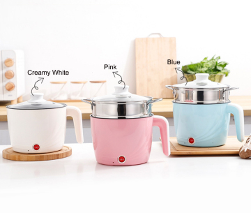 Korean Noodle Kettle: Hanhong 1.5L Mini Electric Multifunction Anti-scald Pot with KC