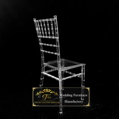 Wholesale Clear Resin Chiavari Tiffany Chairs for Wedding Decorations