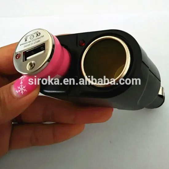 2015 newest Car Charger Cigarette Lighter Socket with two port