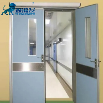 Seamless Seal Aluminium Legierung Hospital Swing Door