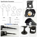 Alumínium LED Spike Spotlight IP65 tájkerti lámpák
