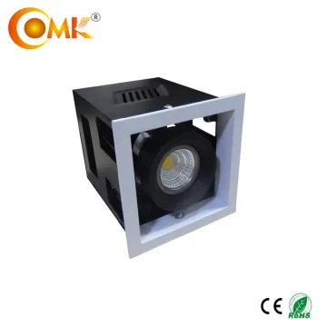 MR16/GU10/G5.3 2*3*3W square led grill light fixture with pure aluminum