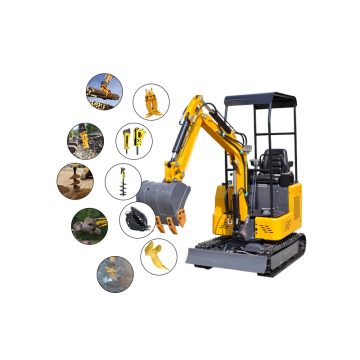 Widely Used 0.8T Digging Machine: 1 Ton Mini Excavator with Attachments for Home and Garden