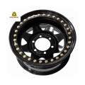 17 inch steel rims beadlock wheels 6-139.7 black