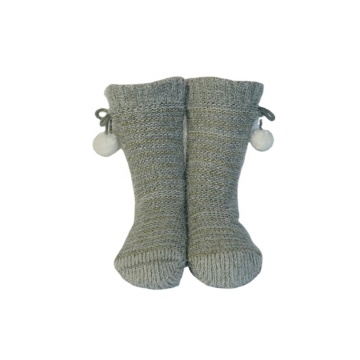 Warm and Comfortable Women's Winter Slipper Socks with Double Layered Sherpa Linning