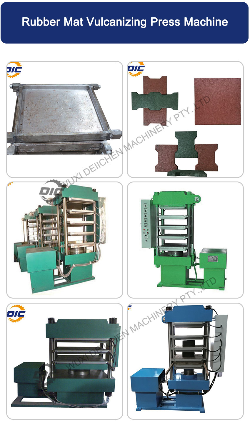 rubber tile making machine