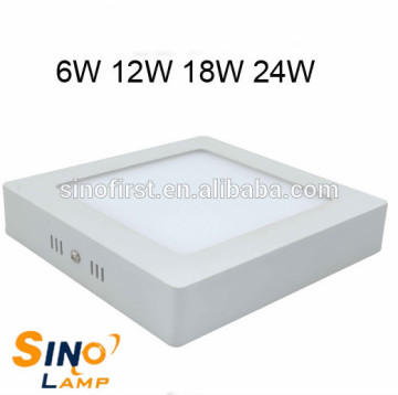 square led panel light 12W, surface mounted led ceiling panel lamp , round & square led panel lighting