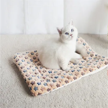 2022 Pet Bed Supplier: Custom Logo Size Dog Sleeping Bed & Soft Printed Cat Pet Bed Mat