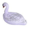 Pasadyang inflatable hayop lumulutang ang inflatable swan lumulutang na kama