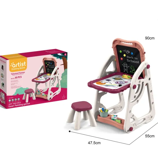 2024 Montessori Educational Drawing Toy: Large & Small Double-Sided Drawing Board Set