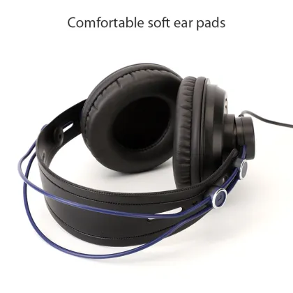 Open-Back Studio Monitoring Noise-Cancelling Headphones for Mixing Consoles, CDJ Players, and Computers