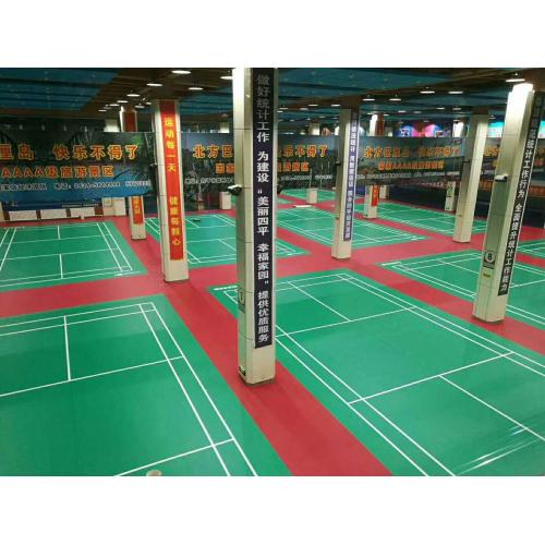 Vinyl Badminton Court Mat Sports Flooring