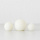 White Ball Shape Candles Bulk For Sale