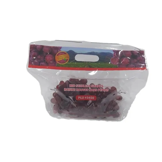 Ziplock Bag For Strawberry,Grape,Cherry Tomatoes Foods Fruit Vegetable Package Bag With Customized Logo