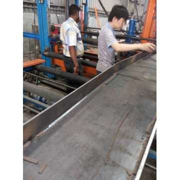 Horizontal h beam welding machine line