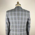 2022 Classic masculin's Plaid Grid Wedding Suit