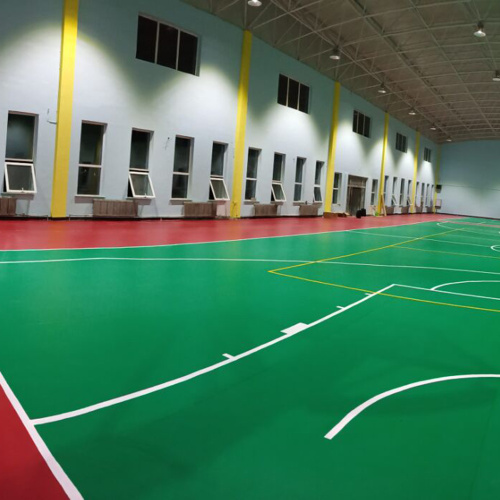 Lantai PVC dalam ruangan untuk lapangan basket