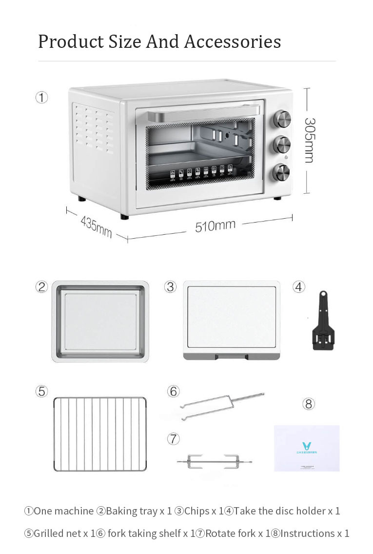 Viomi Pizza Bake 32l Viomi Pizza Bake 32l