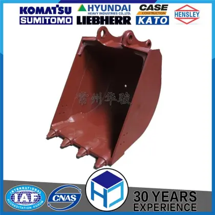 Excavator attachment of heavy excavator bucket