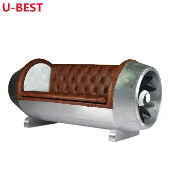 Retro Industrial Antique Chesterfield Luxury Sofa