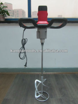 Power Hand Mixer Mortar Concrete Stucco Cement Paint 1600W 2 Speed