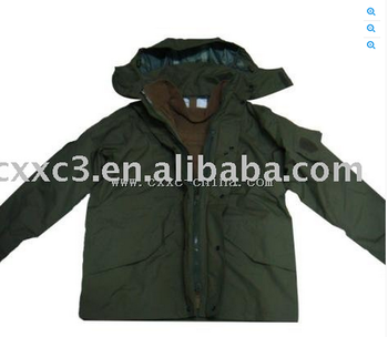 Breathable Flame-Retardant Anti-UV Winter Military Olive Green Jacket