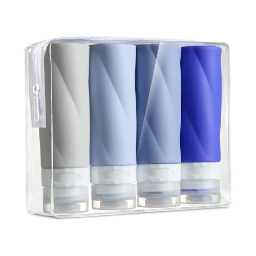 Sistema de viaje del dispensador de la botella del silicón del apretón de la torsión 90ml