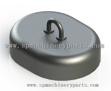 China wholesale OEM New Product Iron cast oval marine mooring sinker
