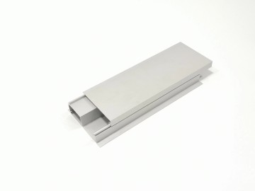 Extruded aluminum wire channels