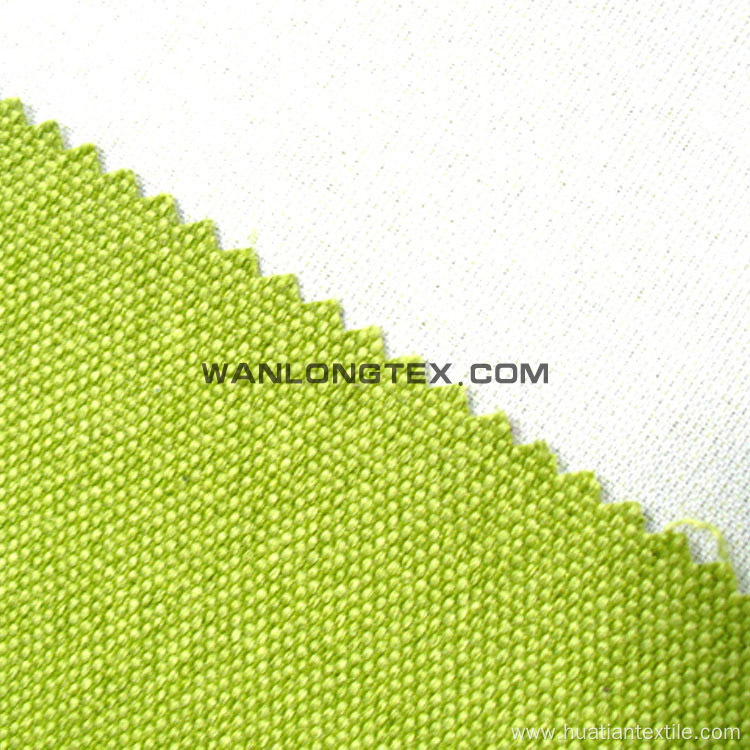 pongee backing 100% polyester linen fabric