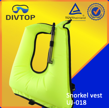 Inflatable Diving Vest TPU Inflatable Scuba Diving Snorkelling Vest