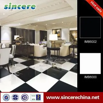 Black And White Porcelain Tile
