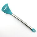 Cookware silicone head stainless steel handle potato masher